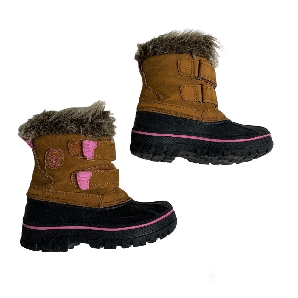 Joe Fresh little‎ girls size 9 velcro winter boots